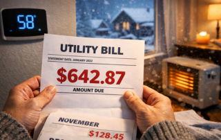 January heating costs
